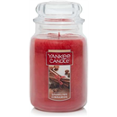 Yankee Candle Scented Candle, Sparkling Cinnamon, Original Large Jar Candle, 110-150 Hours of Burn Time, 22 oz.