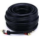 Monoprice 102868 50-Feet Premium 2 RCA Plug to 2 RCA Plug 22AWG Cable, Black