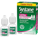 Systane UlTRA Lubricant Dry Eye Drops, 0.33 Fl Oz, 2 Pack