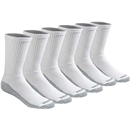 Dickies Men's Dri-tech Original Moisture Control Crew Socks, Available in M-xxl (6, 12, 18 Pairs)