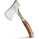 ESTWING Sportsman's Axe - 14" USA Made Camping Hatchet with Forged Steel Construction & Genuine Leather Grip - E24A