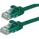 Monoprice Flexboot Cat6 Ethernet Patch Cable - Network Internet Cord - RJ45, Stranded, 550Mhz, UTP, Pure Bare Copper Wire, 24AWG, 3ft, Green