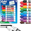 EXPO Dry Erase Markers, Low Odor Ink, Assorted Colors, Chisel Tip, 16 Count - Whiteboard, Calendar, Organization, Back to School, Teacher Supplies