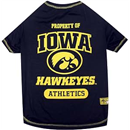 NCAA Iowa Hawkeyes Dog T-Shirt, Large