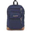 JanSport Cool Backpack, with 15-inch Laptop Sleeve - Large Computer Bag Rucksack with 2 Compartments, Ergonomic Straps, Navy | 15-inch Laptop Sleeve