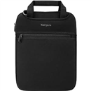 Targus Vertical Slipcase Laptop Messenger Bag, Black - Hideaway Handles with Cross Shoulder Strap and Protective Padding, Fits 14" Laptop (TSS913)