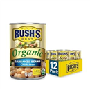 Bush's Best Organic Garbanzo Beans, 15 oz, (Pack of 12)