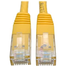 Tripp Lite N200-020-YW Cat6 Cat5e Gigabit Molded Patch Cable RJ45mm 550MHz Yellow 20' 20'
