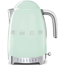 Smeg 50's Retro Style Electic Kettle, 1.7L Capacity, Variable Temperature, Anti-slip base, Pastel Green, KLF04PGUS