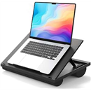 Adjustable Laptop Stand with 8 Angles - Dual Cushion Desk for Sofa, Bed, Car or Work Table by HUANUO