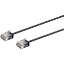 Monoprice Cat6 Ethernet Patch Cable - 10 Feet - Black | Stranded, 550MHz, UTP, Pure Bare Copper Wire, 36AWG - Micro SlimRun Series