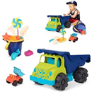 B. toys Dump Truck Set, Colossal Cruiser & Sand Ahoy, 20-Inch Toy, Summer