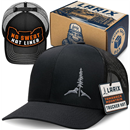 LARIX Trucker Hat Men - Mens Hats with Mesh Back, Snapback, Value Bundle with Hat Sweat Liner and Gift Box, Mens Trucker Hats