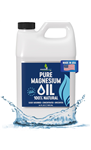 Pure Magnesium Oil Spray 64oz - Topical Magnesium Spray for Sleep & Feet - Extra Strength - USP Grade - 100% Natural and Organic Oil for Muscle Pain & Cramps - No Sprayer Included - Made in USA
