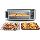 Ninja Digital Air Fryer & Toaster Oven | 8-in-1 Functionality | Flip-Up Design | XL Capacity | Air Fry Basket, Sheet Pan, Wire Rack & Crumb Tray | 1800 Watt | Silver | SP101