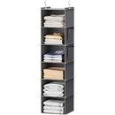 YOUDENOVA Hanging Closet Organizer and Storage, 6-Shelf, Grey