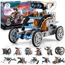 Sillbird 12-in-1 Solar Robot Building Kit STEM Gift for Boys Aged 8-13, DIY Science Educational Robotic Toys for Kids Teens Birthday, Powered by the Sun with 190 Pieces