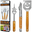 STEVEN-BULL S BBQ Tools Grill Set, Extra Long BBQ Accessories,Grill Accessories for Outdoor Grill,Best BBQ Grilling Gifts for Men Unique