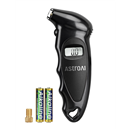 AstroAI Digital Tire Pressure Gauge 150PSI Calibrated to ANSI B40.7 +/-1PSI, Industrial Accurate Tire Gauge with Replaceable AAA Batteries, Tire Pressure Monitor Accessories for Car Bicycle, Black