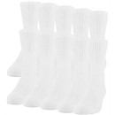 Gildan Mens Cotton Crew Socks 10Pack