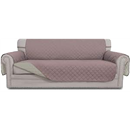 Easy-Going Sofa Slipcover Reversible Sofa Cover Furniture Protector Couch Cover with Elastic Straps for Pets Kids Children Dog Cat (XX Large, Pink/Beige)