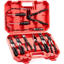 OMT Hose Clamp Pliers, 9Pc Automotive Remover Set with Flexible Wire