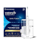 Waterpik Sonic-Fusion 2.0 Professional Flossing Electric Toothbrush with Water Flosser Combo Two In One, For Daily Gum Care and Cleaning Teeth, Braces, Implants, White SF-04CD010-1, Packaging May Vary