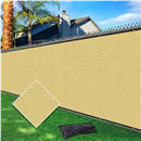 4ftx50ft Fence Privacy Screen Heavy Duty 170 GSM Windscreen Fabric Privacy Screen Covering Mesh Fencing For Decorative Fences Outdoor Patio, Backyard, Pool, Deck, Sand