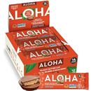 ALOHA Organic Plant Based Protein Bars - Peanut Butter Cup Bar - 12 Bars, Vegan, Low Sugar, Gluten-Free, Paleo, Low Carb, Non-GMO, No Stevia, No Erythritol