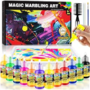 Water Marbling Paint Kit, DIY Arts and Crafts Kit for Girls & Boys 4-8 6-12, Creative Art Supplies, Birthday Gifts for Kids Ages 3+