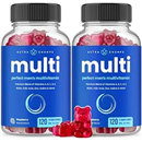 (2-Pack) Multivitamins for Men | Mens Multivitamin Gummies | Bones, Brain, Heart, Immune & Energy Supplement | Mens Vitamin A, B, C, D, E, Biotin & Folic Acid | 120 Gummy Vitamins