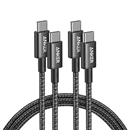 Anker USB C to USB C Cable (6FT, 2Pack), 100W USB C Charger Cord Fast Charging for iPhone 17/16 Series,MacBook Pro 2020,Pixel and More