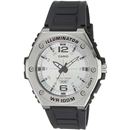 Casio MWA100H Series | Men’s Analog Watch |100M WR | Stainless Steel Bezel | LED Illuminator Backlight with Afterglow | Resin Band | 3 Hands (HR, MIN, SEC) | 3 Year Battery