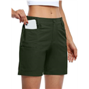 Willit Women's Hiking Golf Shorts Cargo Outdoor Summer Stretch Shorts with Pockets Water Resistant