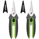 WORKPRO 2 Packs Pruning Shears, 6.5” Gardening Scissors Snips Clippers with Precision Blades, Hand Pruner Set with Sheaths