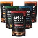 Spice Rack Co. BBQ Rubs And Spices For Smoking - Grill Smoker Rubs Spices and Seasonings Set, Smoker Accessories & BBQ Accessories, Unique Fathers Day Gift, Grandpa Fathers Day Gift Ideas (5 pack)