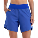 Willit Women's Swim Board Shorts UPF 50+ High Waisted Swimming Shorts with Liner Pockets 5"/7"