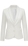 luvamia Women's Long Sleeve Formal Notch Lapel Button Down Blazer Pockets Jacket
