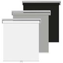 Kokorona Cordless Roller Shades Blackout Roller Blinds for Windows, Free-Stop Roller Window Shades Room Darkening Blinds Privacy Thermal Insulated for Home, White, 34" W X 72" H (86.4 W x H 183 cm)