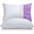 WISHSMILE Cooling Pillows Queen Size Set of 2, Memory Foam Pillows with Zipper, Adjustable Firmness for Sleeping Cool Cold Pillow to Hot, Side, Back and Stomach Sleepers, 2 Pack, 20x30