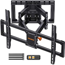 Perlegear UL Listed Full Motion TV Wall Mount for 42-90" TVs up to 132lbs