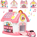 Marstone Toddler Toys for 1 Year Old Girl Gifts: First 1st Birthday Gifts for Girls and Boys, 8-in-1 Musical Learning House Baby Toys 6-12 12-18 Months, Educational Toddler for Ages 0-2
