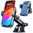VANMASS [85+LBS Strongest Suction & Clip] Upgrade Car Phone Holder [Patent & Safety Certs] Ultimate Cell Mount Truck Stand Cradle for Dash Windshield Vent for iPhone 17 Pro Max 16 15 14 Samsung, Blue