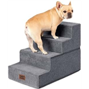 EHEYCIGA 4-Step 18" H Dog Stairs for High Beds