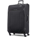 American Tourister 4 KIX 2.0 Expandable Softside Luggage with Spinner Wheels, 28 SPINNER, BLACK
