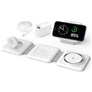 Charging Station for Apple Multiple Devices - 3 in 1 Foldable Magnetic Wireless Charger Dock - Travel Charging Pad for iPhone 17 16 15 14 13 12 Pro Max Plus Watch & Airpods