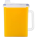 LocknLock Aqua Fridge Door Water Jug | Clear Pitcher | BPA Free Plastic Pitcher with Lid | 1 Gallon Pitcher with Lid for Water, Juice, Tea & More Beverages, Clear