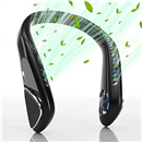 Bladeless Neck Fan - 6000mAh Portable Personal Fan, Hands-Free Battery Operated Fans USB Rechargeable (Black)