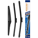26+16+14 Inch Compatible with Toyota C-HR 2018~2021 Front and Rear Windshield Wiper Blades For My Car Original Equipment Automotive Replacement (Set of 3)