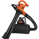 BLACK+DECKER Leaf Blower Vacuum Back Pack and Mulcher, Power Boost up to 250 MPH, 400 CFM, Corded (BEBL7000-CA)
